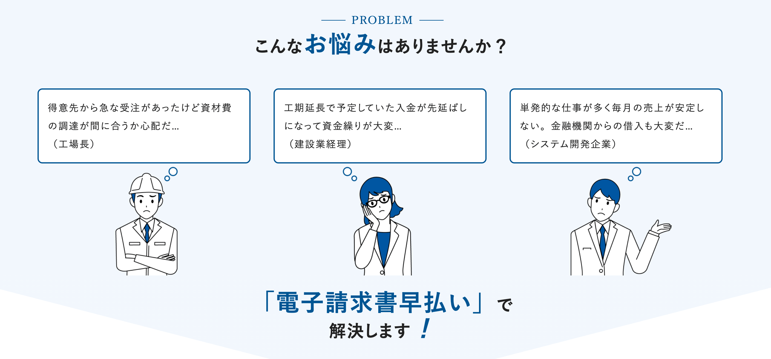 電子請求書早払い